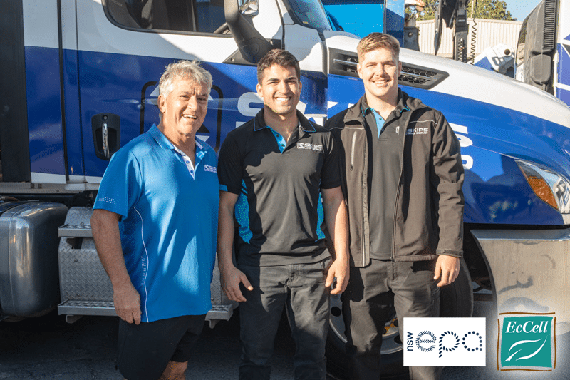 anthony-grady-billy-ecell Grady and Anthony Kamper. Skips and Scrap are a licensed recycler.